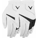 Callaway Weather Spann Mens Golf Glove 2-Pack 23 Bílá Levá M/L – Zboží Dáma