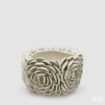 Keramická váza Chakra Conchiglie mušle krémová, 18x25,5 cm – Hledejceny.cz