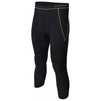 BLIZZARD Mens long pants, anthracite/neon yellow