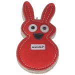 animALL Hračka Králík natural kůže podložená plstí 18 x 11 cm – Zboží Dáma