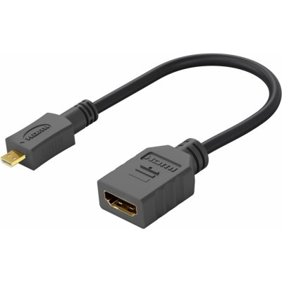 Adaptér Flexi HDMI Typ A samice - micro HDMI Typ D samec pro ohebné zapojení – Zboží Mobilmania