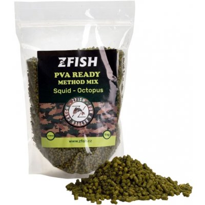 ZFISH Pva Ready & Method Feeder Mix 1kg 2-3mm Squid Octopus – Zbozi.Blesk.cz