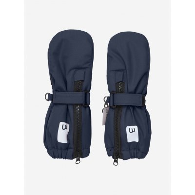 Dětské zimní nepromokavé rukavice palčáky dlouhé se zipem Minymo modré Parisian Night – Zboží Dáma