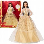 Mattel Barbie® VÁNOČNÍ PANENKA ČERNOVLÁSKA 2023 – Hledejceny.cz