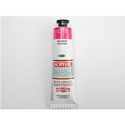 Koh-i-noor Barva akrylová 40 ml magenta 0315 – Zboží Mobilmania