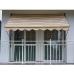 Angerer Upínací markýza béžová s hnědými pruhy, 200 cm – Hledejceny.cz