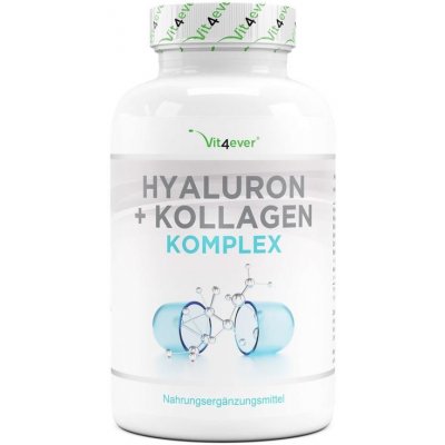 Vit4ever Kyselina Hyaluronová 100 mg + Collagen Complex 500 mg 240 kapslí – Zbozi.Blesk.cz