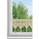 Takoy Ažurová záclonka MARTHA v boho stylu s ozdobnými střapci 150 x 30 cm-HF-464362 | 150 x 30 cm – Hledejceny.cz