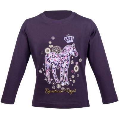 HKM Dlouhý tričko Lola tmavě fialová – Hledejceny.cz