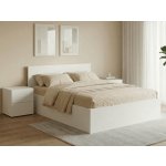 Textilomanie Sofia bílá s laťkovým roštem matrace Somnia 17 cm – Sleviste.cz