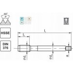 Ventilátor TAP M16 DIN-376C L40 LH (6H) HSSE 800 - D2-591101-0160 – Hledejceny.cz
