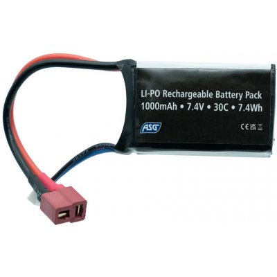Strik Li-Pol baterie 7,4V 1000mAh 30C T-Dean - PEQ – Zboží Mobilmania