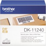 Brother DK11240, papírové štítky bílá, 600 ks, 102mm x 51mm – Hledejceny.cz