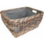 Košíkárna Koš na dřevo ratanový 66 x 48 cm – Zboží Dáma