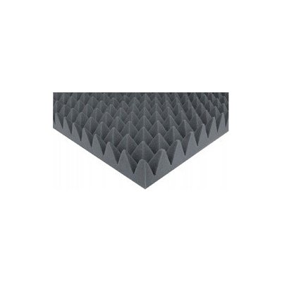 Akustická pěnová deska / odhlučňovací panel - pyramidy 100 x 70 x 6 cm – Hledejceny.cz