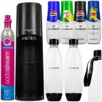 Sodastream Terra Black + 2 láhve Fuse 1l + 4 sirupy – Zboží Mobilmania