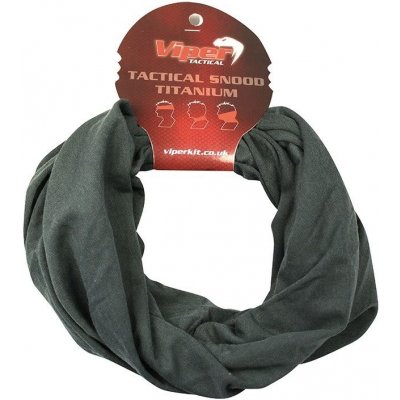 Šátek Viper Snood taktický multifunkční titanium šedý – Zboží Dáma