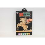 Grafix Dřevěné 3D puzzle 30 dílků + 6 ks akrylových barev Pegas – Hledejceny.cz