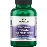 Swanson Calcium Citrate + Magnesium Vápník a hořčík 150 kapslí – Hledejceny.cz