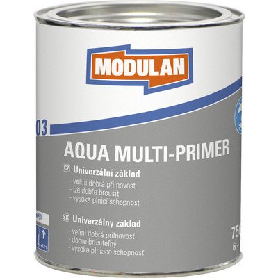 Modulan Aqua Multi-Primer 0,75 l Šedostříbrná – Zboží Mobilmania
