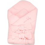 ENIE BABY mušelínová zavinovačka světlá růžová – Zboží Dáma