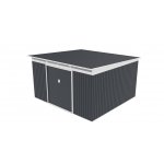 G21 Zahradní domek GRAH 1132 - 340 x 333 cm antracitový – Zboží Dáma G21 Zahradní domek GRAH 1132 - 340 x 333 cm antracitový – Zboží Dáma