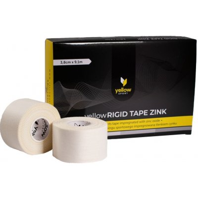 yellowSPORT by ZARYS yellow RIGID TAPE pevný atletický tejp bílý 3,8 cm x 9,1 m 6 ks – Zboží Dáma