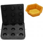 G.Gastro Formy pro stroj na tartaletky TMPIC - Tvar tartaletek: Šestiúhelník - 70x70 mm - Výška: 20 mm - pro 9 tartaletek - nepřilnavý povrch - D9783859 – Hledejceny.cz