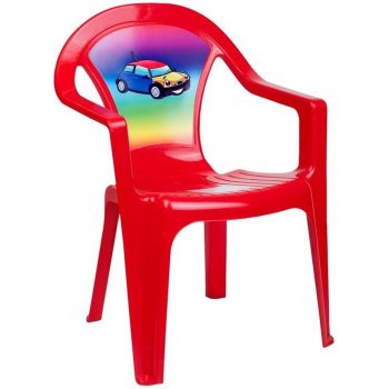 Star Plus židlička plastová car red