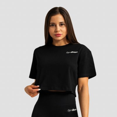 GymBeam Cropped Limitless Black – Zboží Mobilmania