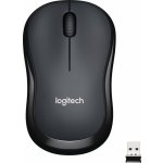 LOGITECH myš B220 SILENT/ Bezdrátová/ Optická/ 1000dpi/ USB přijímač/ černá (910-004881)