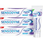 Sensodyne pro citlivé zuby Rapid 3 x 75 ml – Hledejceny.cz