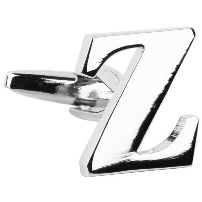 Bubibubi manžetový knoflíček stříbrné písmeno Z – Zboží Dáma