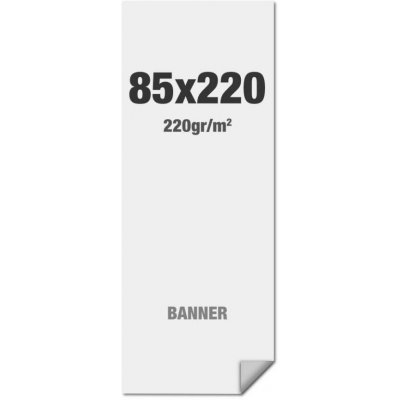Jansen Display Prémiový banner s potiskem 85 x 220 cm, No Curl vícevrstvý matný – Zboží Živě