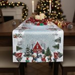 Mybesthome Vánoční ubrus - běhoun SNOWMANS FRIENDS 40x140 cm – Zboží Dáma Mybesthome Vánoční ubrus - běhoun SNOWMANS FRIENDS 40x140 cm – Zboží Dáma