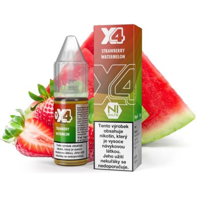 X4 Bar Juice Strawberry Watermelon 10 ml 20 mg – Zbozi.Blesk.cz