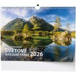 Nástěnný Baloušek Světové národní parky 2026 – Sleviste.cz