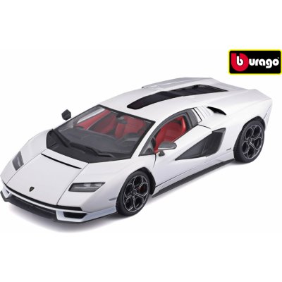 Bburago Plus Lamborghini Countach LPI 800 4 White 1:24