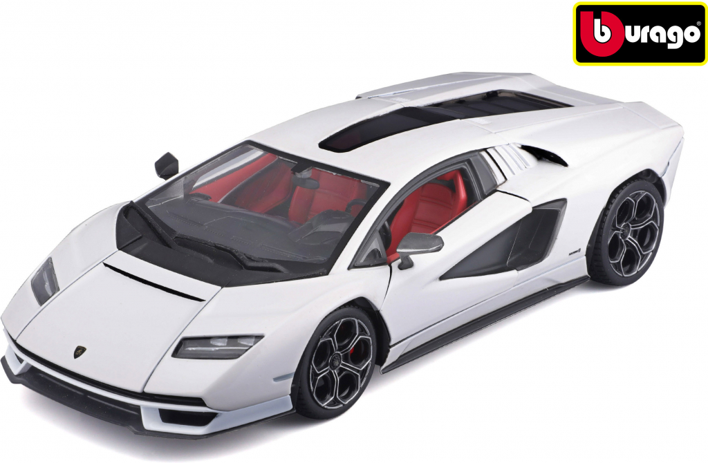 Bburago Plus Lamborghini Countach LPI 800 4 White 1:24