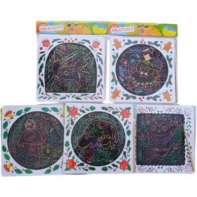 Wiky Vyškrabovací obrázek 20x20 cm – Zboží Dáma