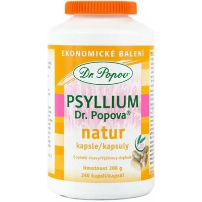 Dr. Popov Psyllium NATUR ECONOMY 240 kapslí – Hledejceny.cz