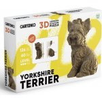 Cartonic 3D puzzle YORKSHIRE TERRIER 126 ks – Zboží Dáma