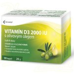 Vitamín D3 2000 IU s olivovým olejem 90 kapslí – Hledejceny.cz