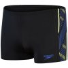 Koupací šortky, boardshorts Speedo Tech Panel Aquashort Black/Chroma Blue/Spritz