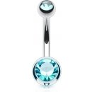 Šperky4U piercing do pupíku banánek malý AB BS1005-AB