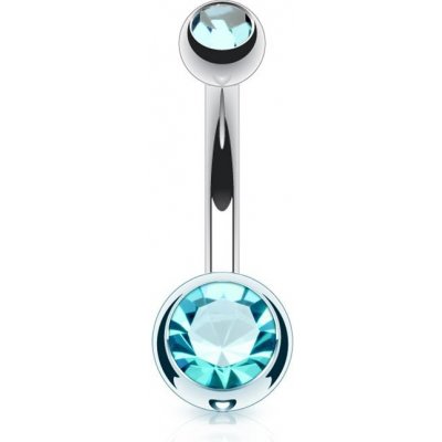 Šperky4U piercing do pupíku banánek malý AB BS1005-AB – Zboží Dáma