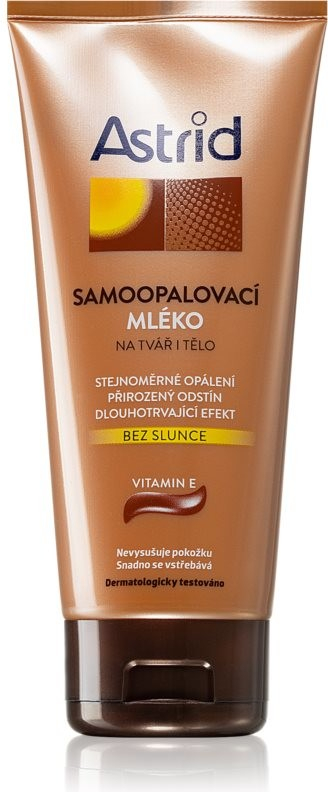 Astrid Sun samoopalovací mléko na tvář a tělo 200 ml od 103 Kč - Heureka.cz