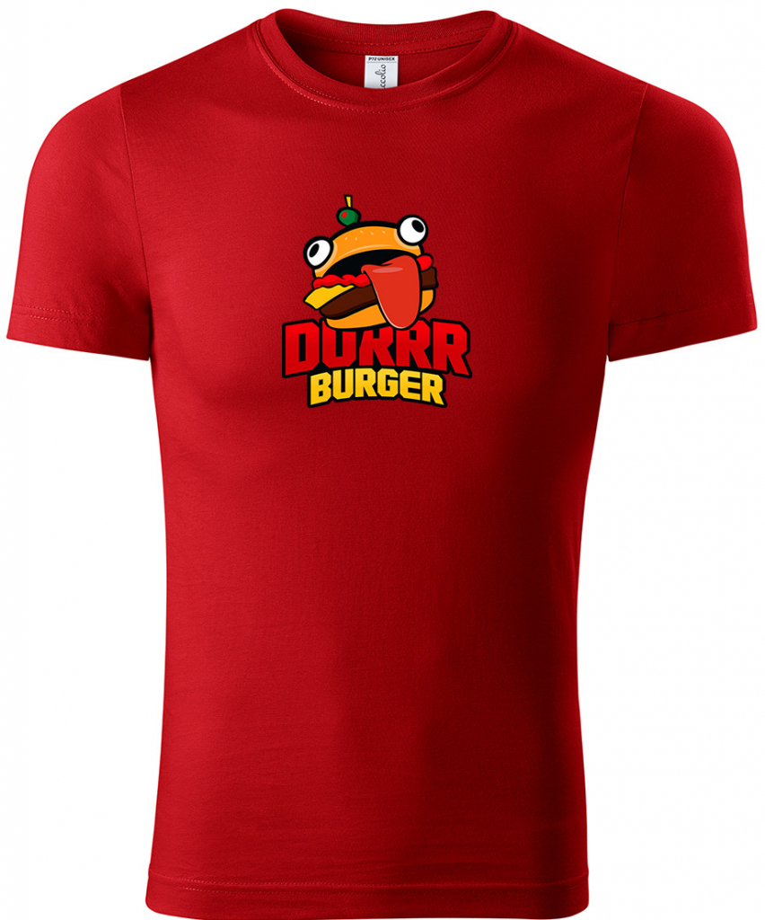 Fortnite Dětské tričko Durrr Burger - červené od 329 Kč - Heureka.cz
