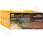 MEDTRUST H.M.B.H Wellion Safety Lancets jednoráz.bezp.jeh.28G 100ks – Hledejceny.cz