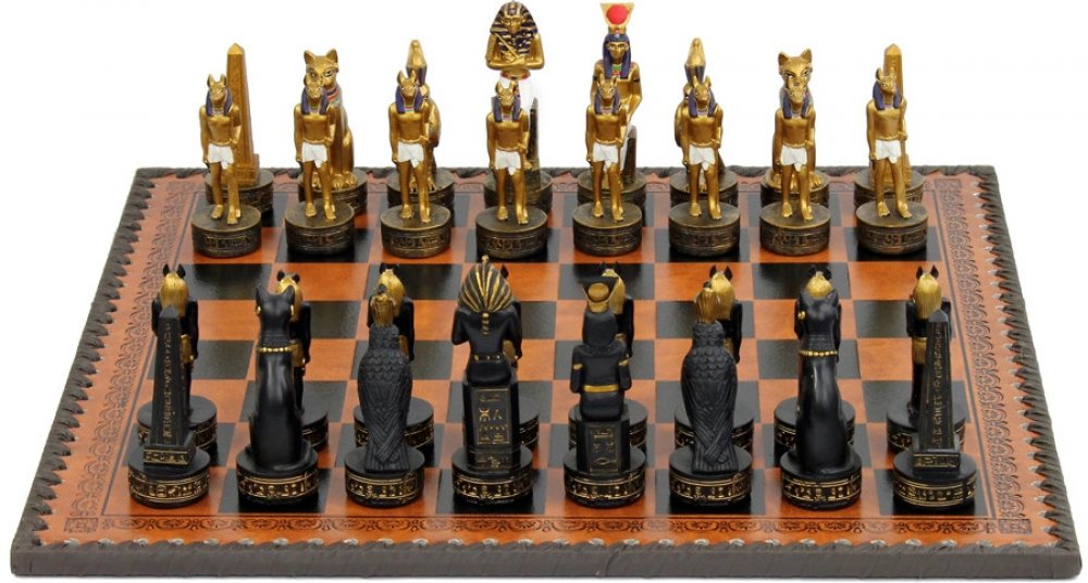 šachové figurky Egyptští bohové | Srovnanicen.cz